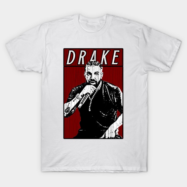 Vintage Retro Drake T-Shirt by Projectup